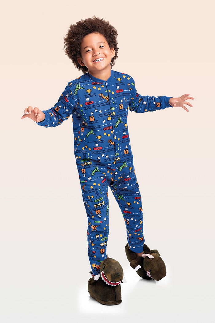 Macacão pijama em moletom