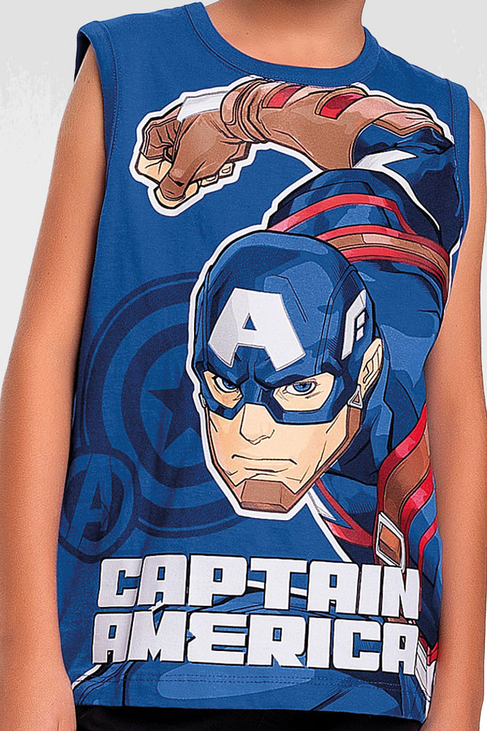 Regata em meia malha vingadores