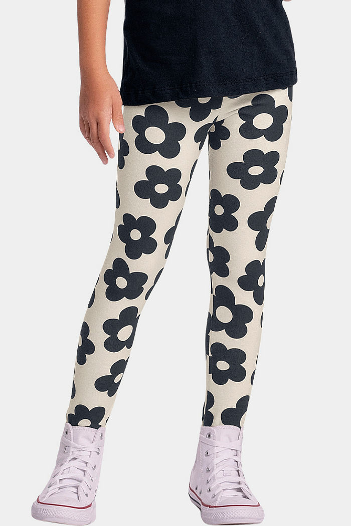 Conjunto blusa e legging floral