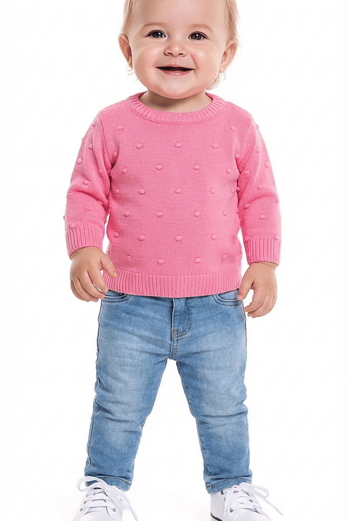 Casaco fechado em tricot