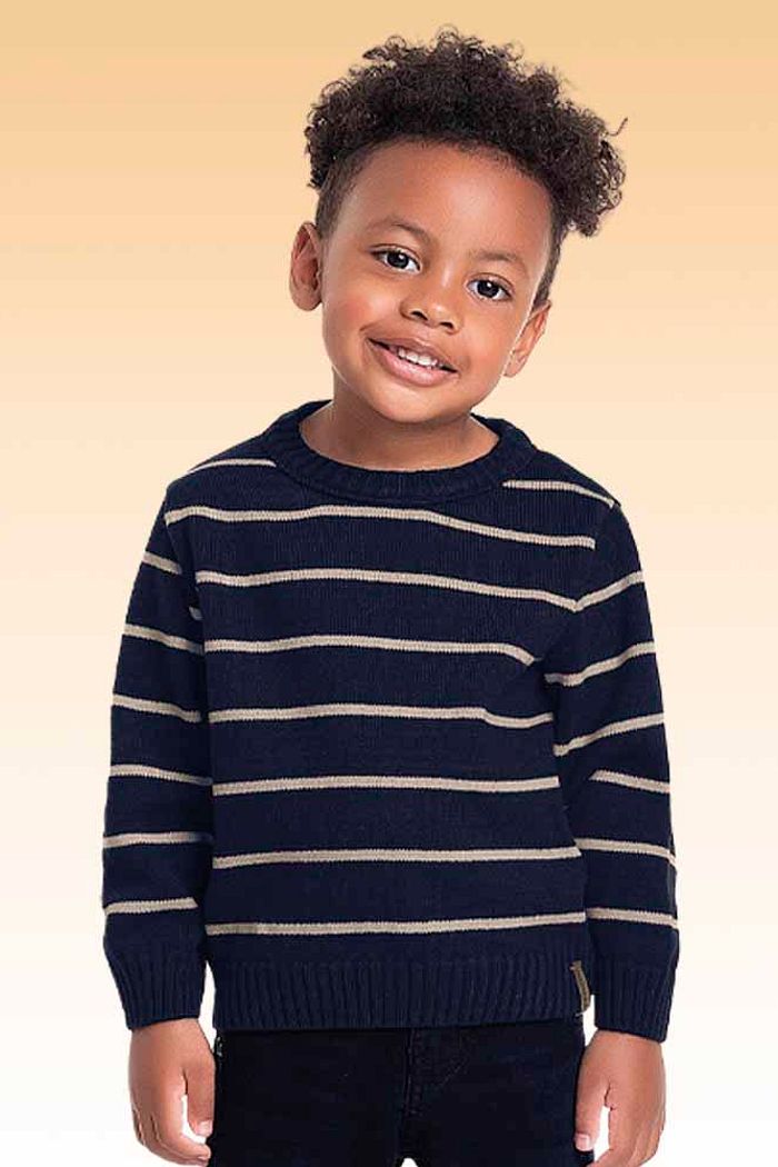 Casaco fechado em tricot