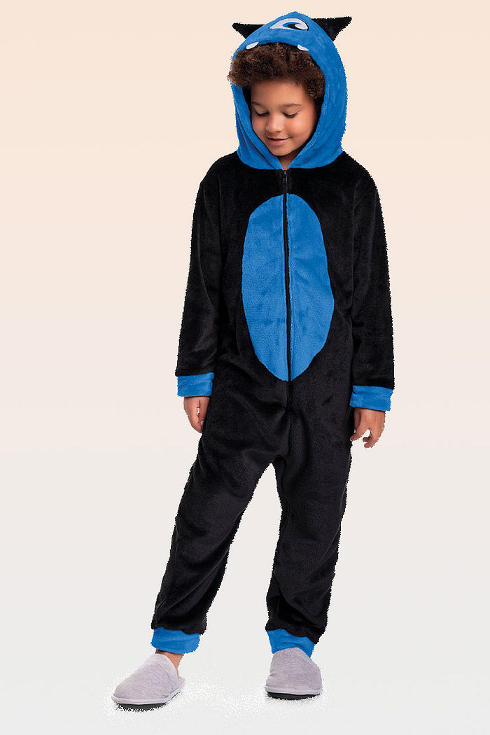 Kigurumi monstro em fleece