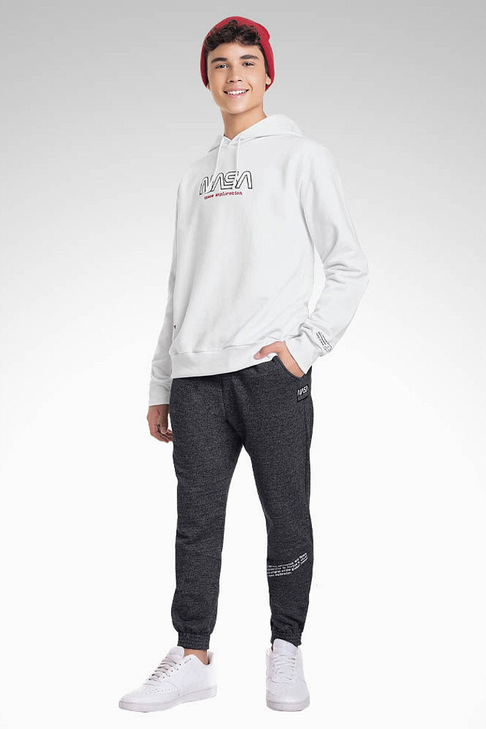 Blusão com capuz em moletom