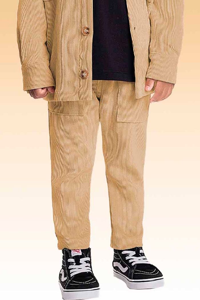 Calça em veludo cotelê