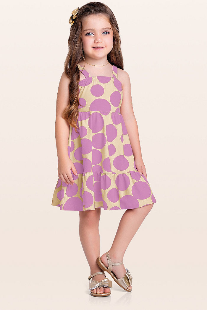 Vestido poá fashion