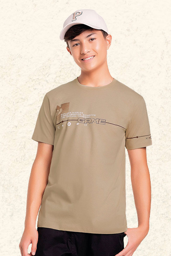 Camiseta em meia malha