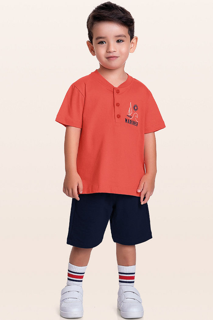 Conjunto camiseta e bermuda mariner