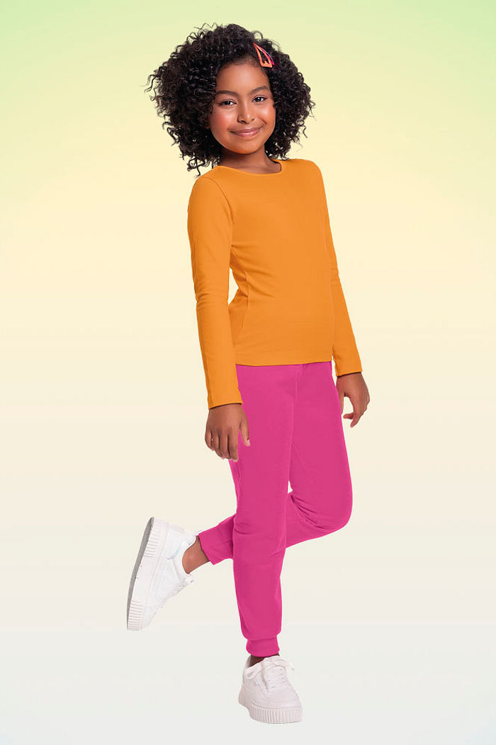 Calça em moletom com punho