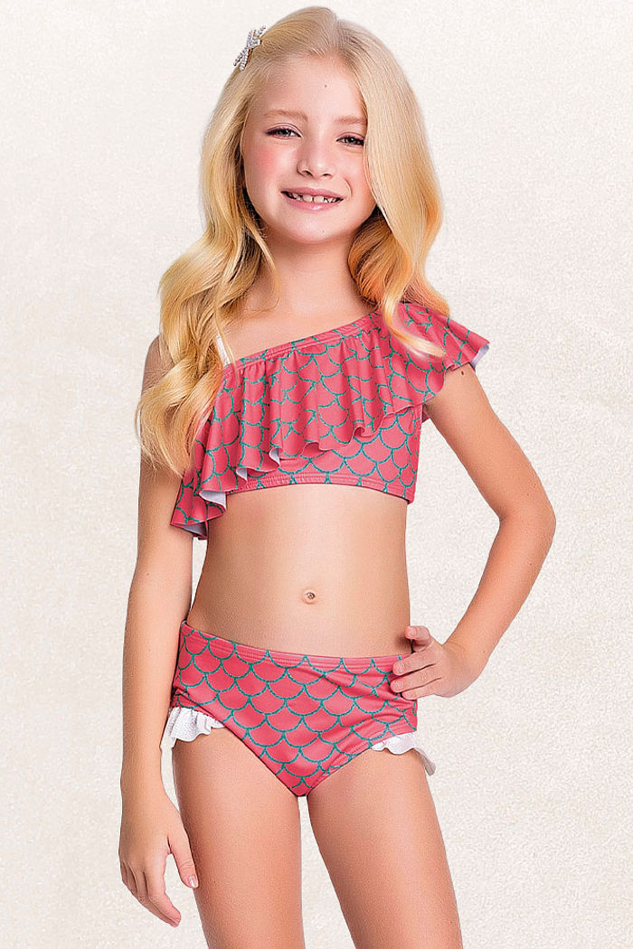 Conjunto biquíni e calcinha sereia