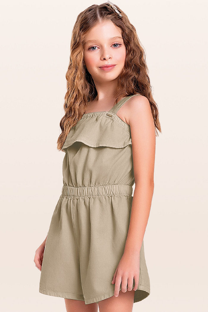 Macacão em sarja queen