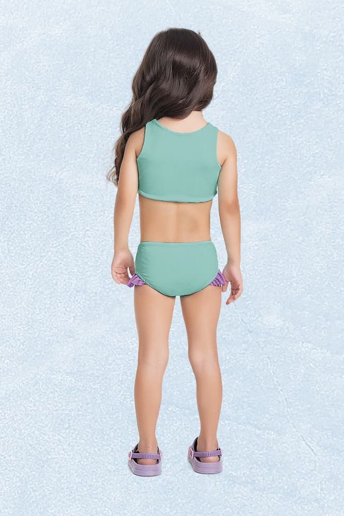 Conjunto biquíni top e calcinha com forro em cotton poliéster