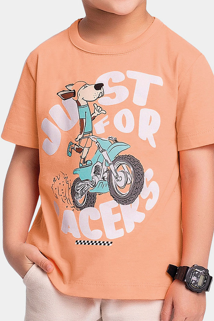 Camiseta com estampa de cachorro