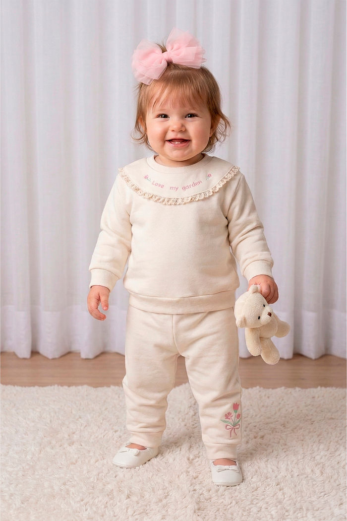 Conjunto blusão e calça moletom