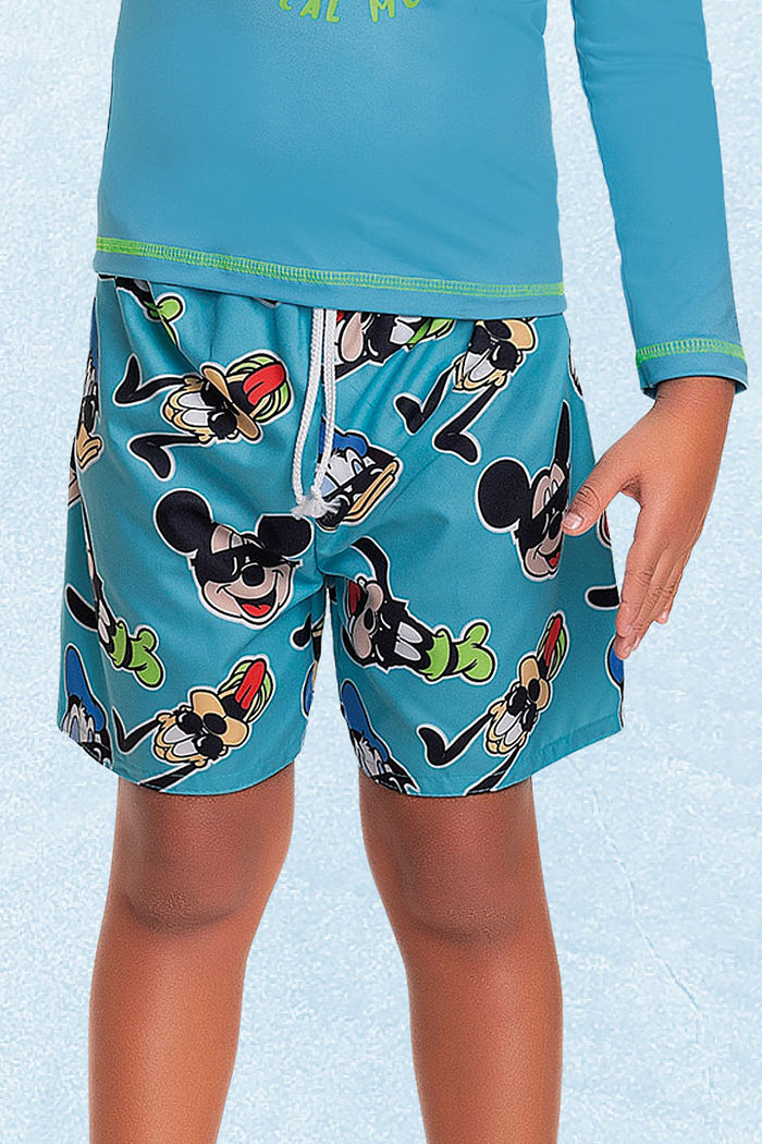 Bermuda em microfibra Mickey