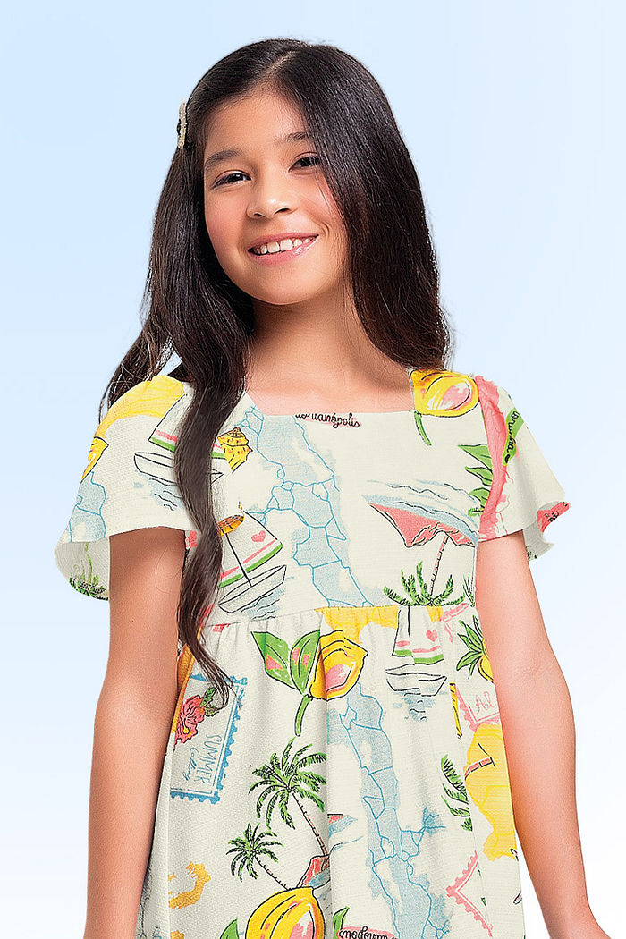 Vestido em malha florence