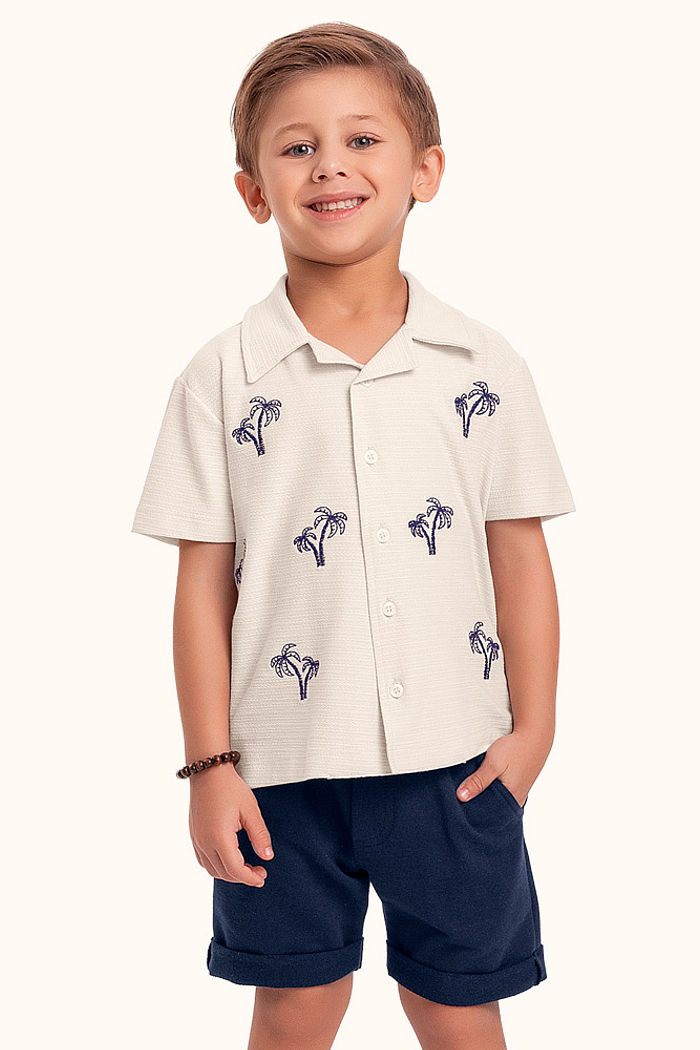 Bermuda em moletinho com bolso funcional e barra dobrada