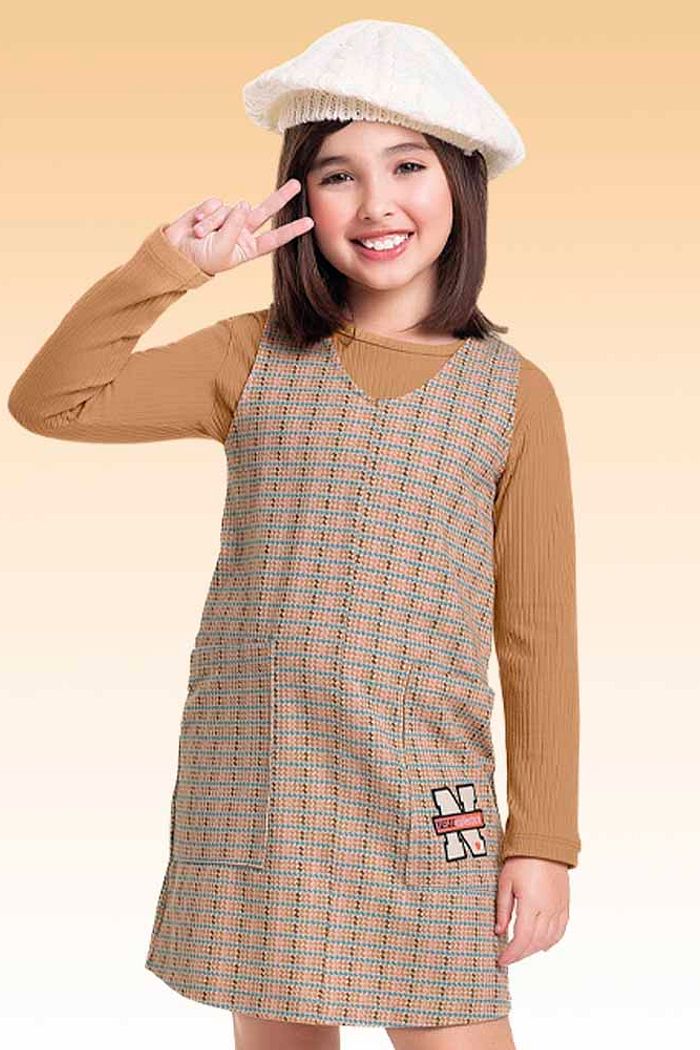 Vestido em stretch denim