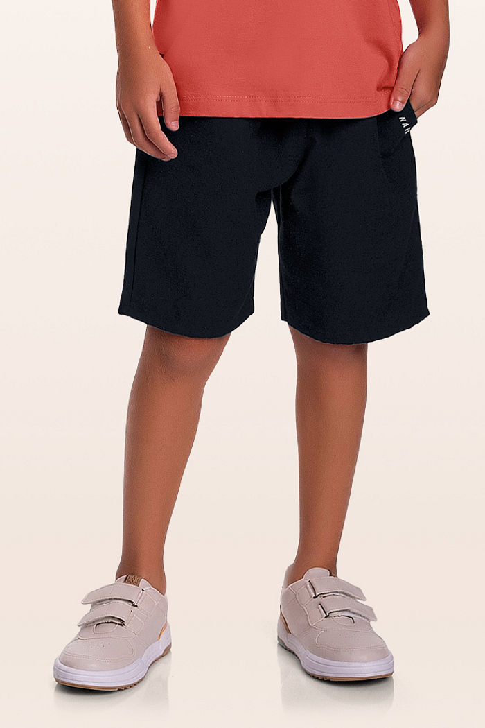 Bermuda em tecido eco lili natureza