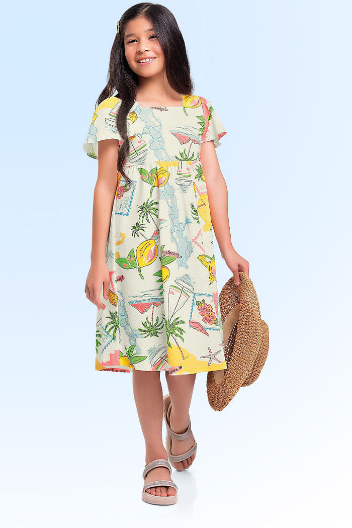 Vestido em malha florence