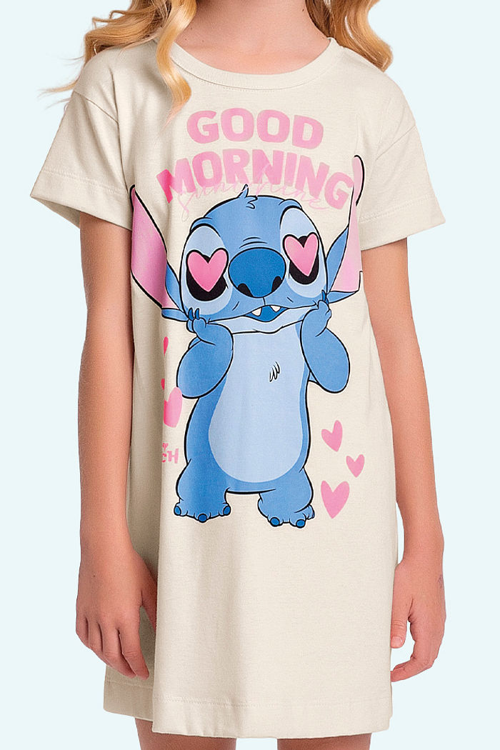 Camisola pijama good morning Stitch