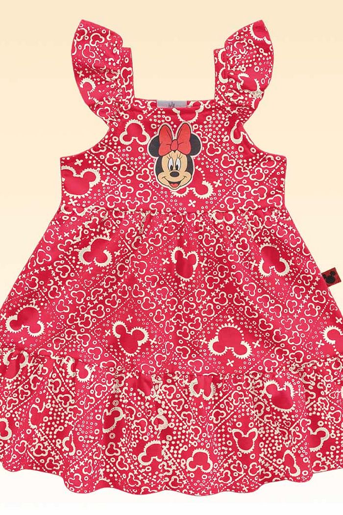 Vestido minnie em meia malha