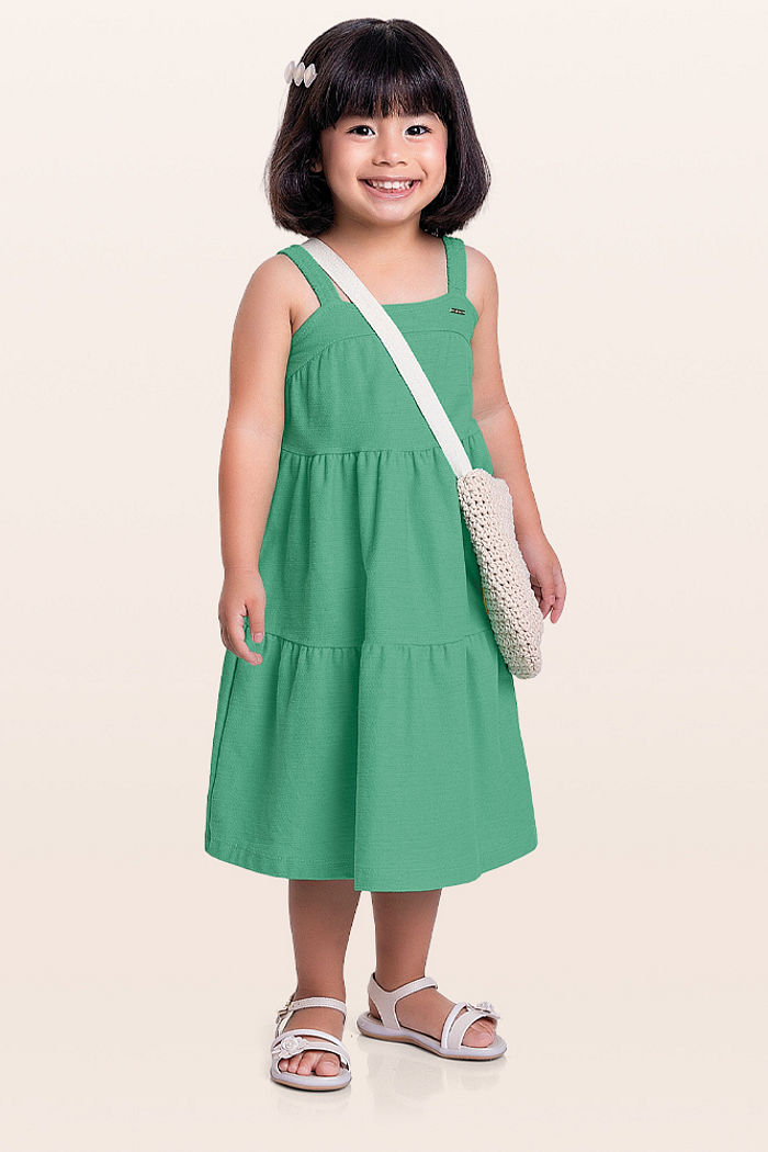 Vestido midi em malha florence