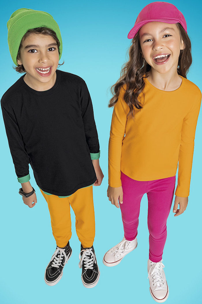 Blusa manga longa em cotton