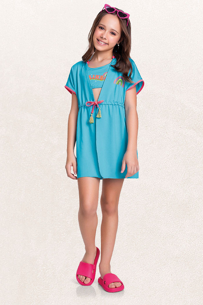 Saída de praia rainbow