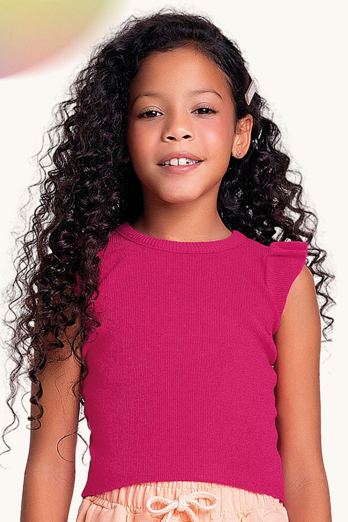 Blusa com detalhe na manga em tricot