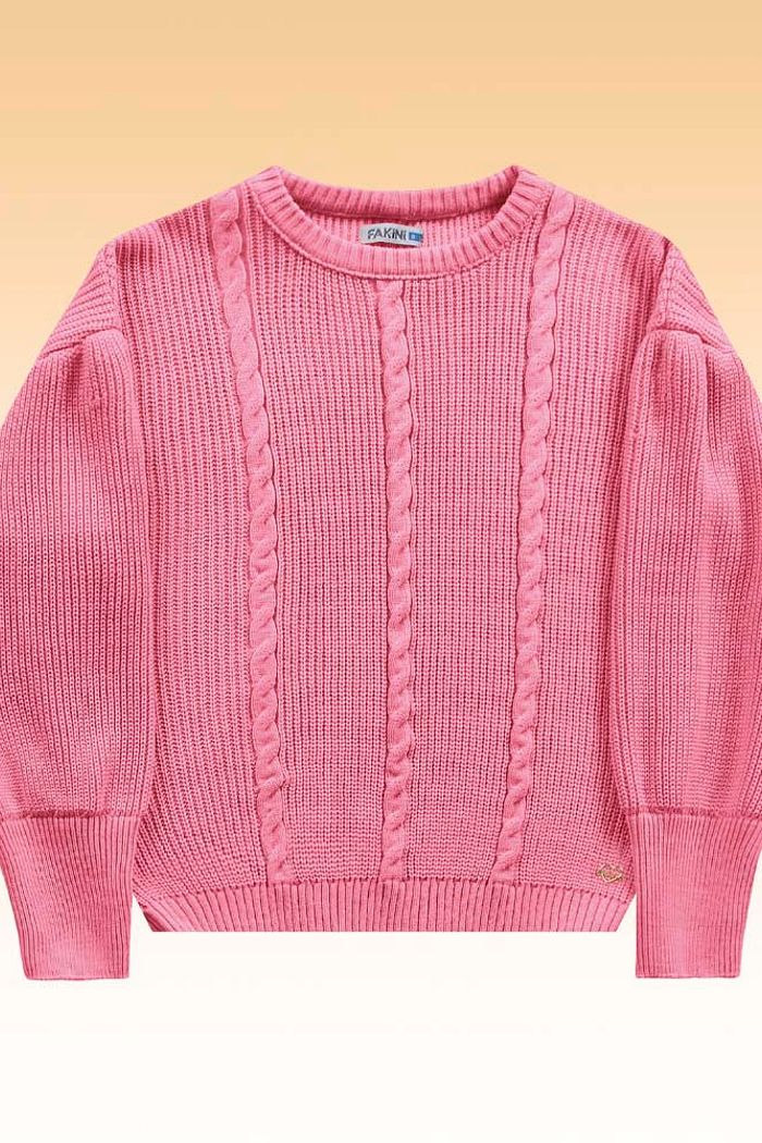 Casaco fechado em tricot