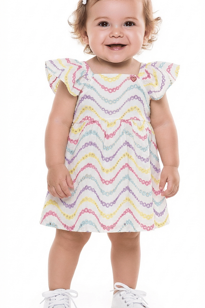 Vestido em laise