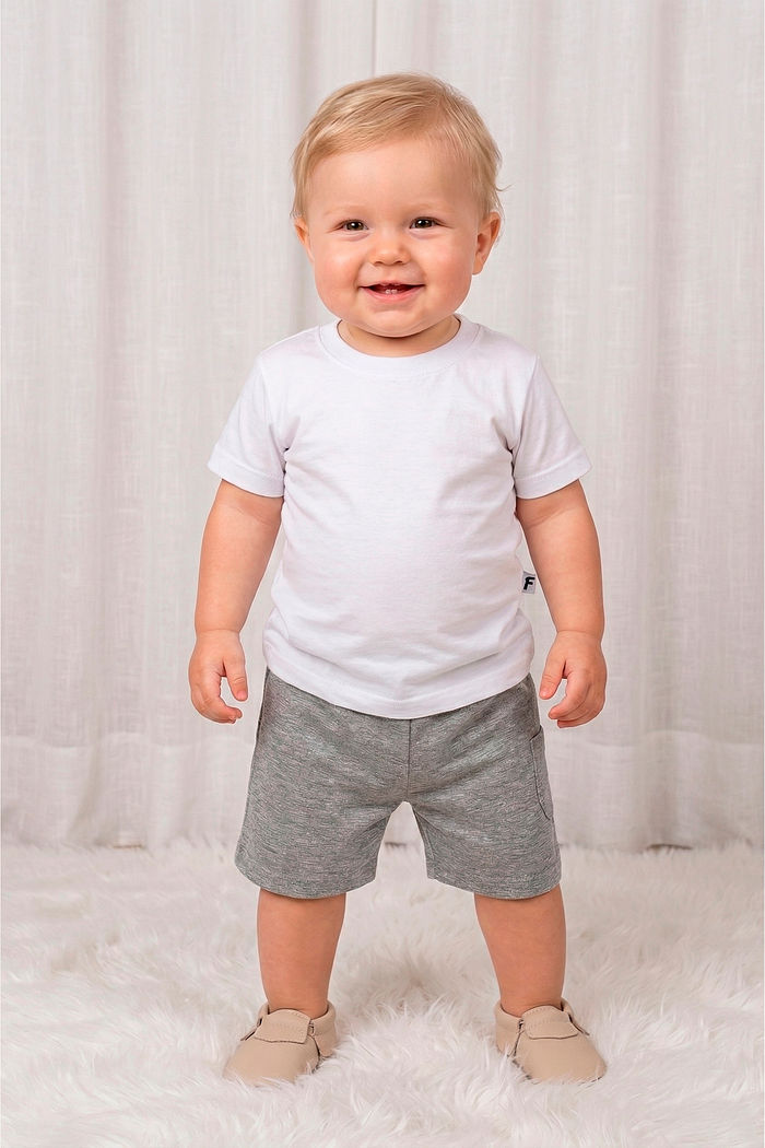 Camiseta em meia malha