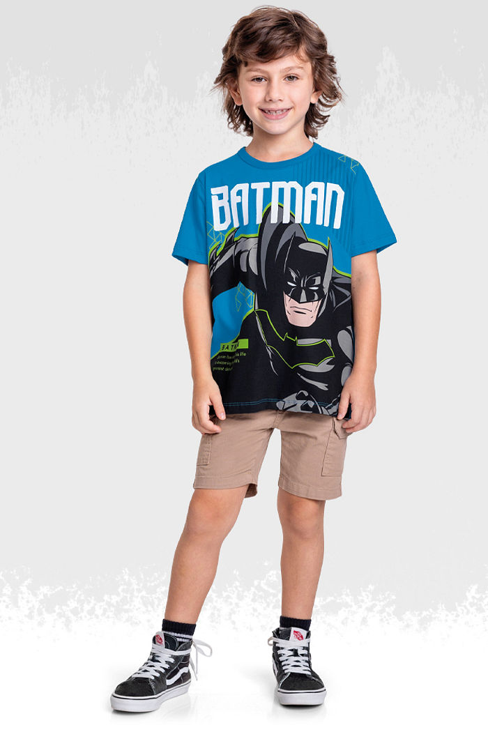 Camiseta do batman meia malha