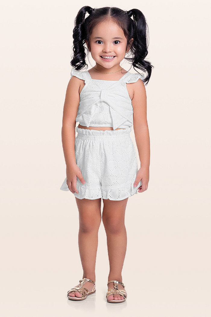 Regata em laise laço