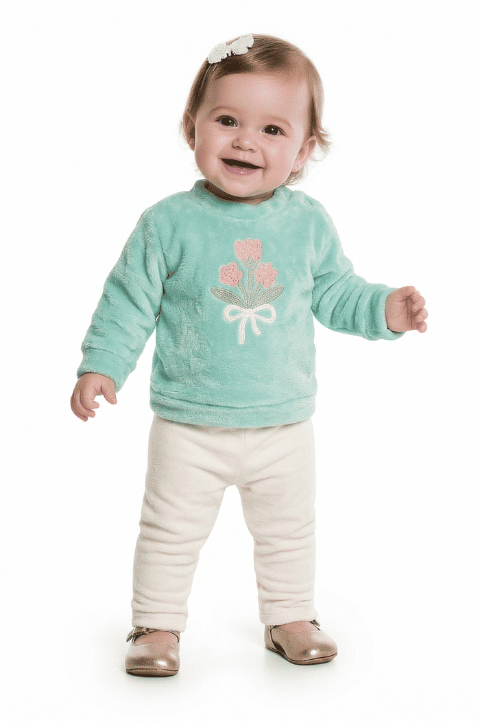 Conjunto blusão e legging