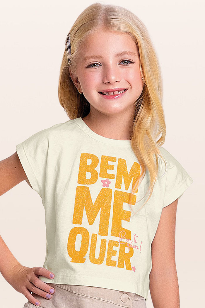 Blusa em meia malha bem me quer