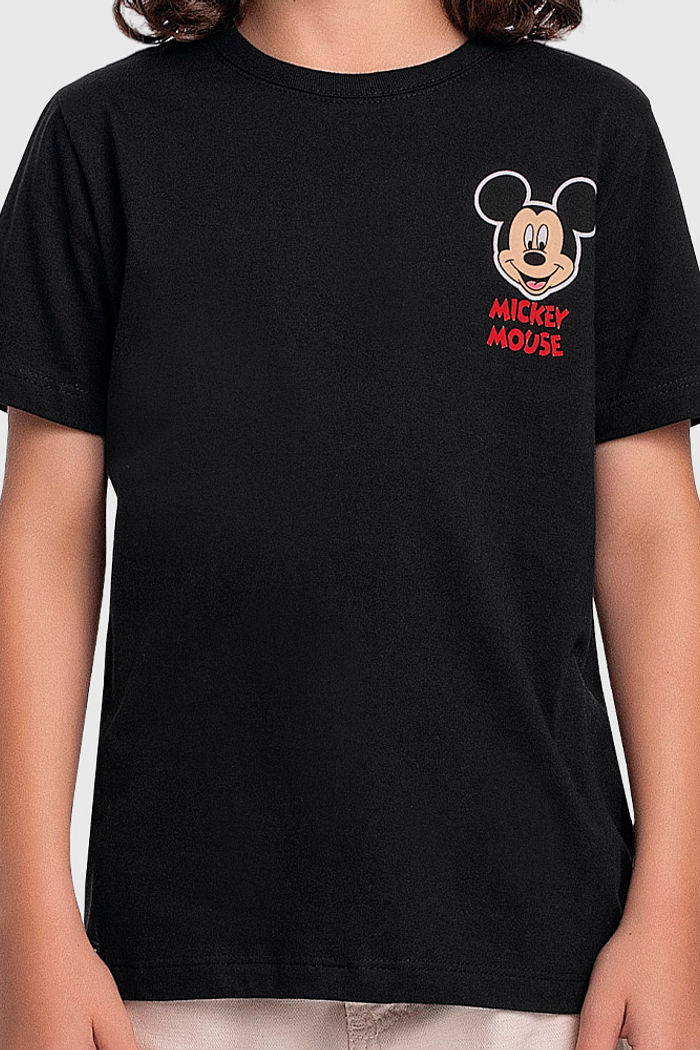 Camiseta do Mickey Mouse em meia malha