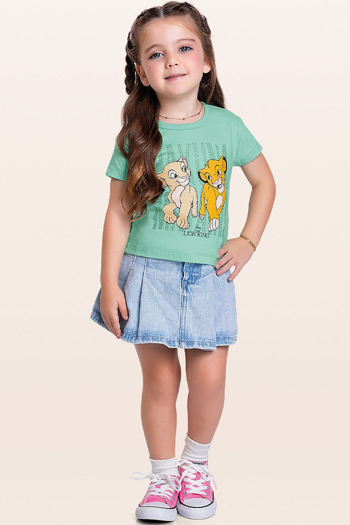 Blusa em meia malha rei leão