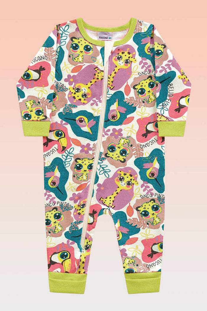 Macacão longo em molecotton aa