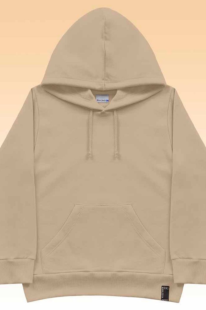 Blusão com capuz em moletom