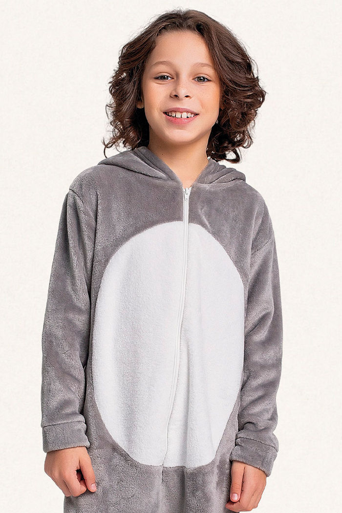 Kigurumi tubarão em fleece