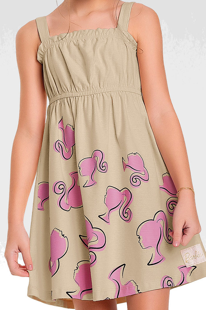 Vestido em malha florence barbie