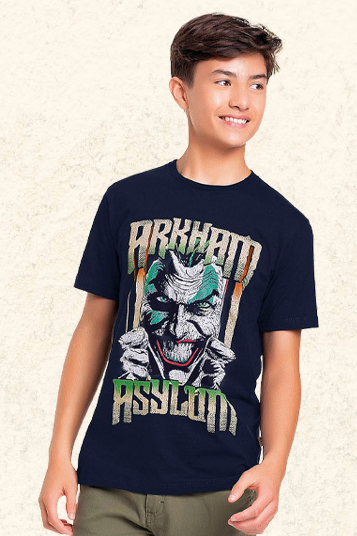 Camiseta em meia malha Batman