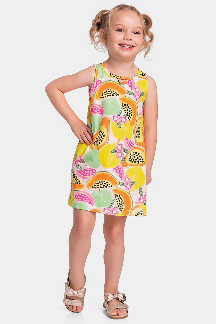 Vestidos de frutas colorido