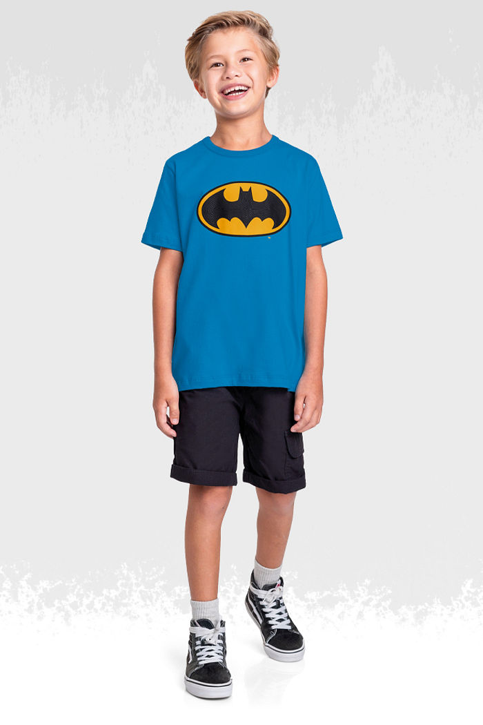 Camiseta batman meia malha