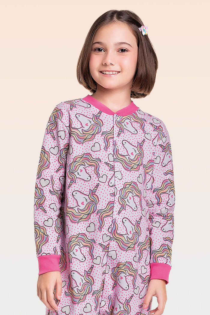 Macacão pijama em moletom