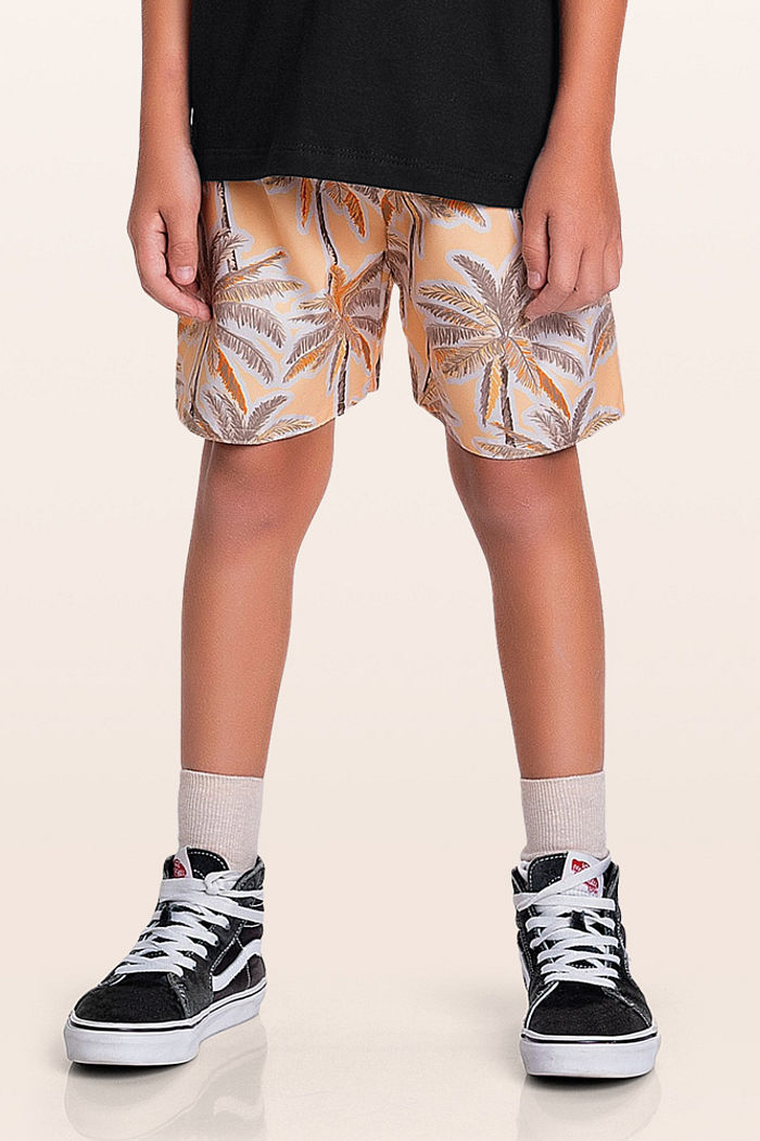 Bermuda em microfibra tropical