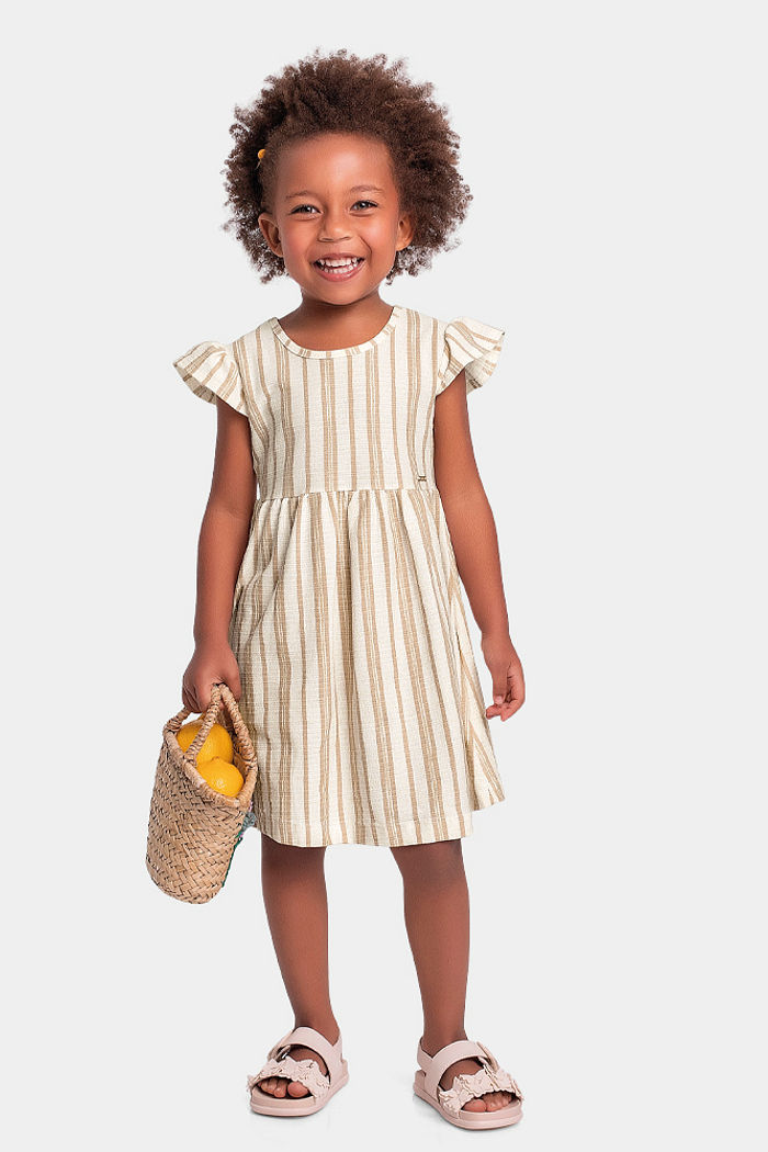 Vestido de listras
