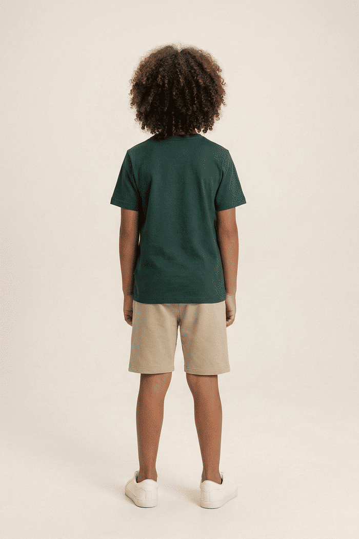 Conjunto camiseta e bermuda Safari