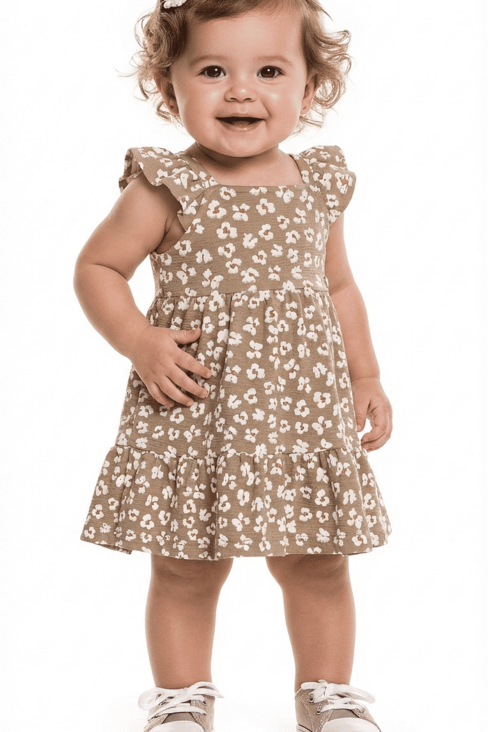 Vestido em malha florence animal print